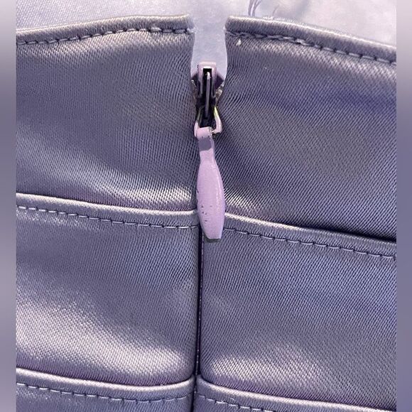 Papell Boutique Evening V-Neck Halter Prom Pencil Dress Lavender Size 10 - Picture 6 of 10